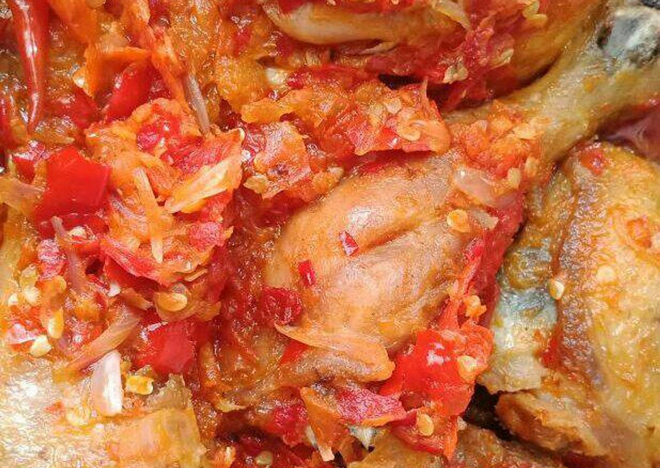 Ayam balado...