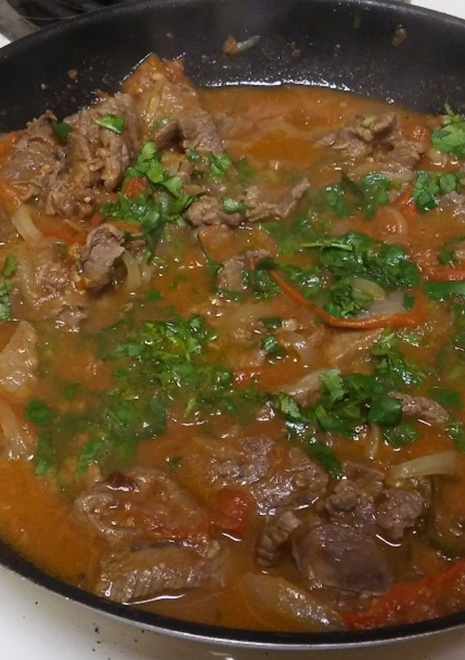 Una foto de Bisteces a la mexicana