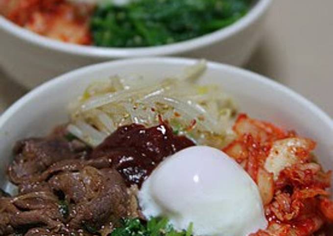 Simple Way to Prepare Perfect Easy Bibimbap with Yakiniku Sauce