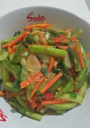 Foto resep Oseng pelangi simple