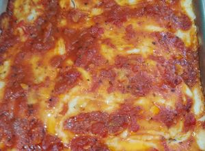 Una foto de Canelones mixtos de carne y acelga