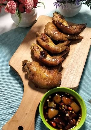 Foto resep Sayap panggang sambal kecap
