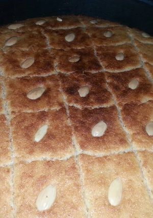 صورة لوصفة هريسه جوز الهند على طريقتي ومضمونه