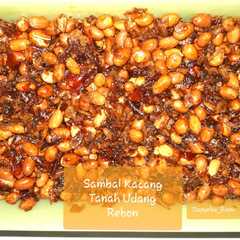 91. Sambal Kacang Tanah Udang Rebon-レシピのメイン写真