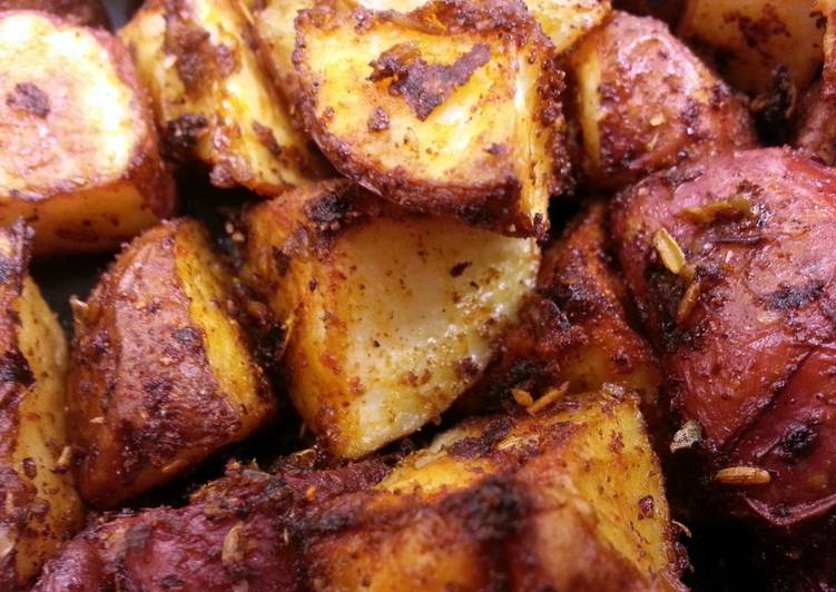 Steps to Make Quick Cumin Spiced Potatoes