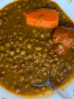 Una foto de Lentejas con chorizo y zanahoria
