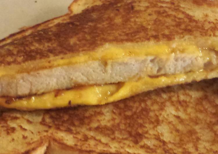 Simple Way to Prepare Super Quick Homemade Bbq Pork Loin Grilled Cheese