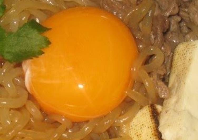 Recipe of Award-winning Sukiyaki Rice Bowl