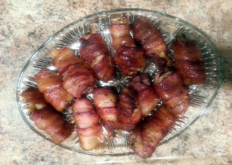 Recipe: Perfect Bacon Wrapped Chicken Wings