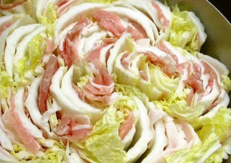 Recipe of Perfect Layered Chinese Cabbage and Pork Hot Pot