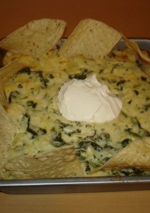 A picture of Spinach and Artichoke Dip.