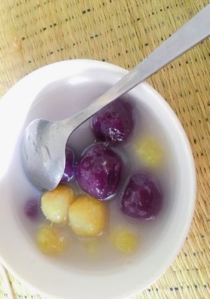 Hình của món Chè khoai lang dẻo.