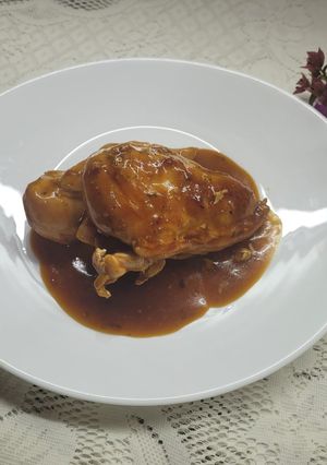 Una foto de Mini pechugas de pollo a la cerveza negra