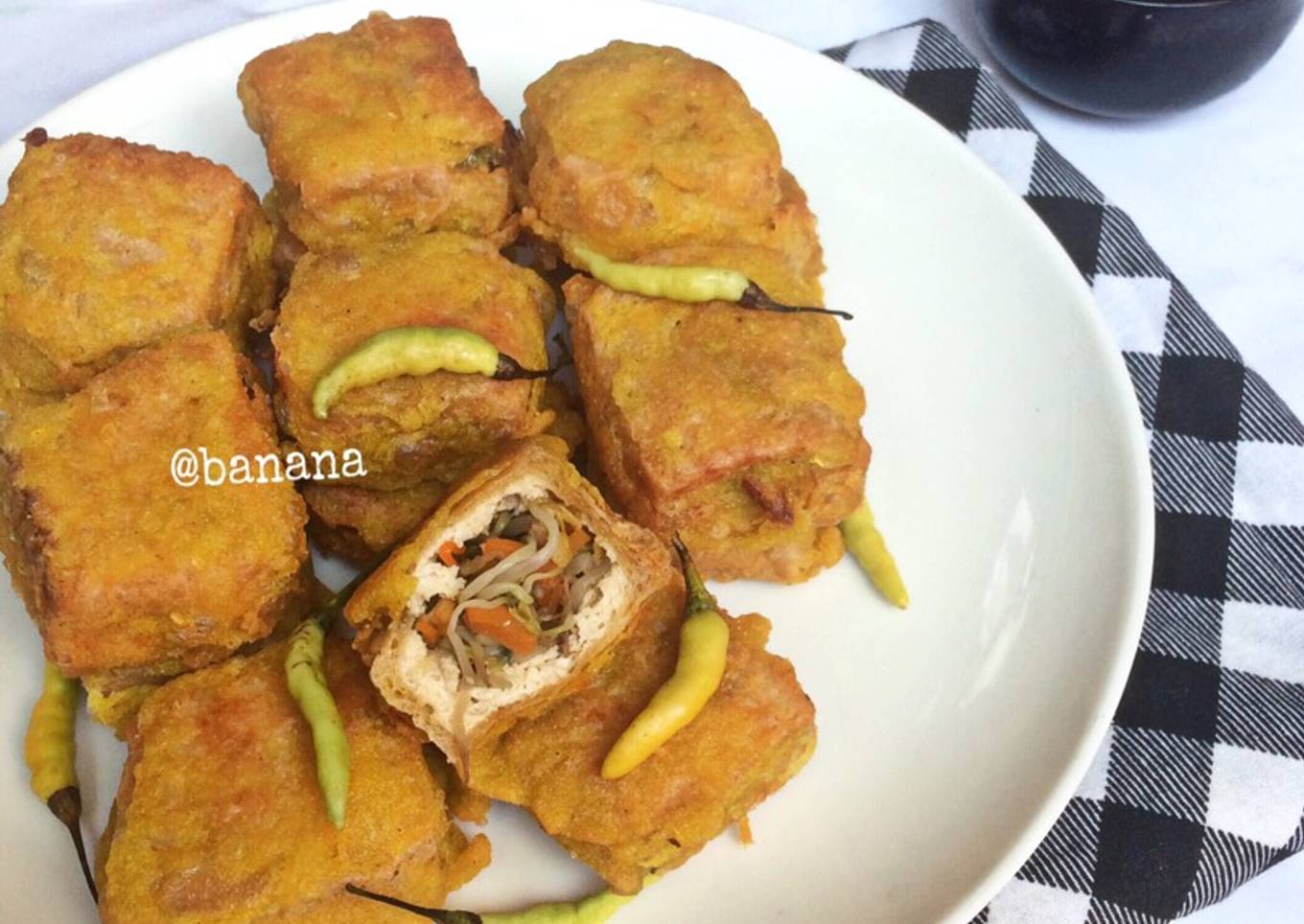 Tahu bunting / tahu isi sayur