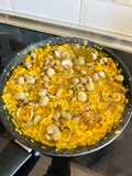 Arroz con berberechos y chipirones
