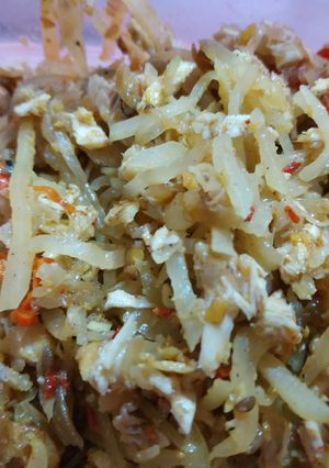 Foto resep Lawar ayam(pepaya)