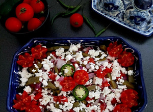 Una foto de Ensalada de nopales