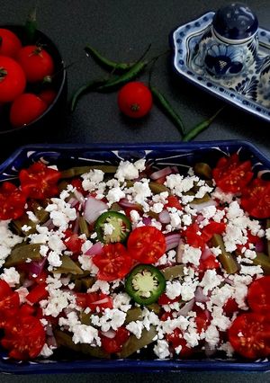 Una foto de Ensalada de nopales