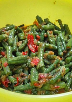 Foto resep Tumis kacang terasi