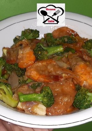 Foto resep Udang Brokoli Saos Tiram