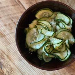 A picture of 🥒 Courgette namul - Korean taste.