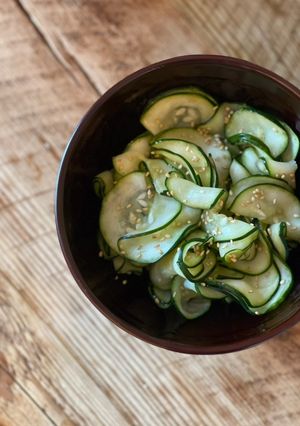 A picture of 🥒 Courgette namul - Korean taste.