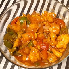 A picture of Chicken Manchurian.