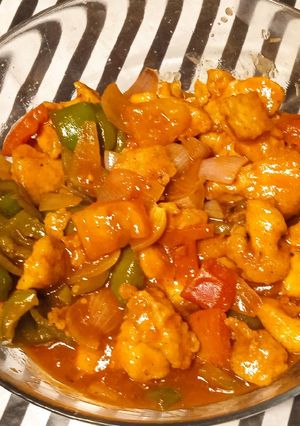 A picture of Chicken Manchurian.