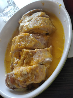 Una foto de Solomillo de cerdo relleno en salsa