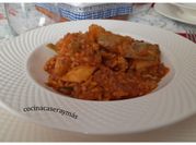 Una foto de migas de bacalao de españa
