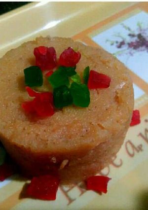 A picture of Suji ka halwa.