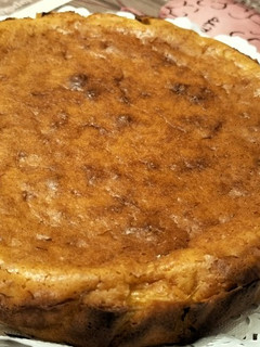 Una foto de Cheesecake de turrón