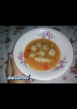 Foto resep Cilok ayam kuah