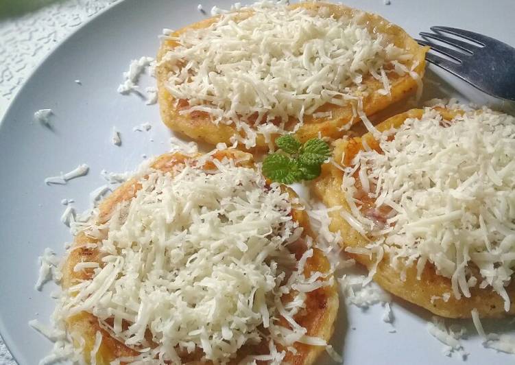 Pisang panggang keju