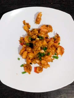 Foto resep Udang Goreng Saus Telur Asin