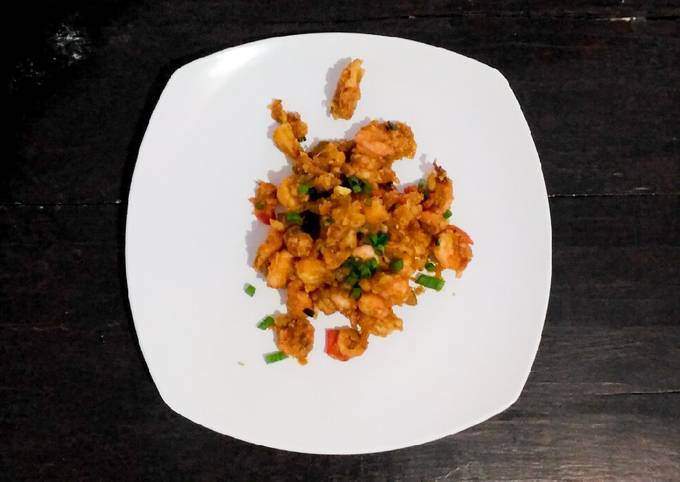 Udang Goreng Saus Telur Asin