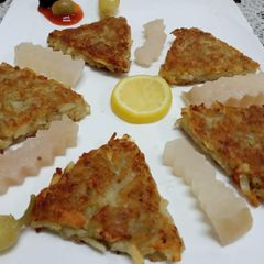 A picture of Hash browns.