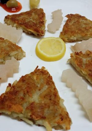 A picture of Hash browns.