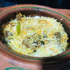 A picture of Matka Beef Biryani.