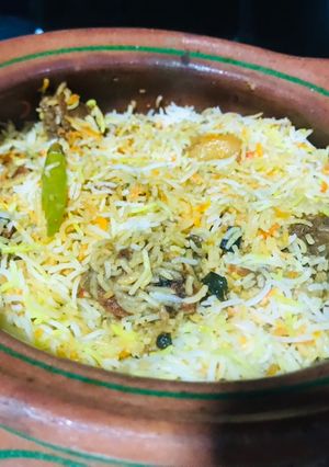 A picture of Matka Beef Biryani.