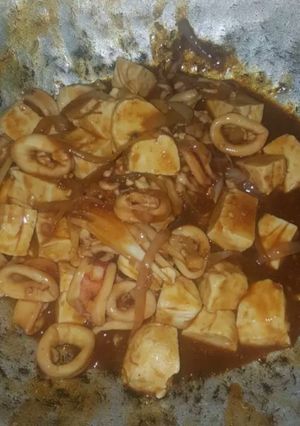 Foto resep Cumi Tahu Masak Saos