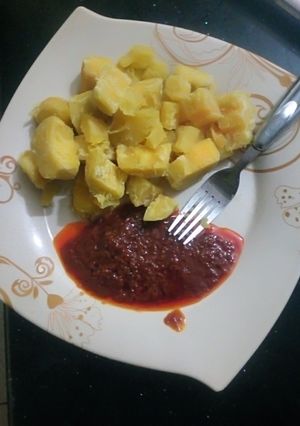 A picture of Sweet potato & stew.