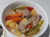 Gà nấu thơm chua ngọt