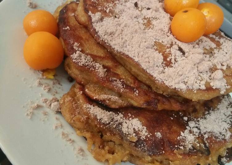 Resep Banana oat pancake (utk diet) -no sugar no flour – Anti Gagal