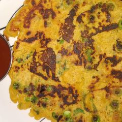 A picture of Green peas Bharbhara.