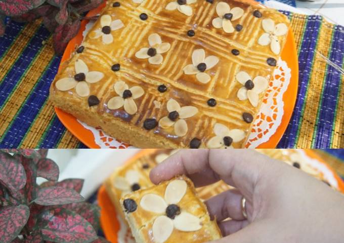 Cara Membuat Resep Lekker Holland cake, cuma 1 telur