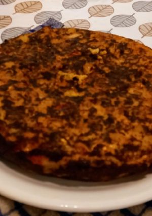 Una foto de Tortilla fácil de Verduras