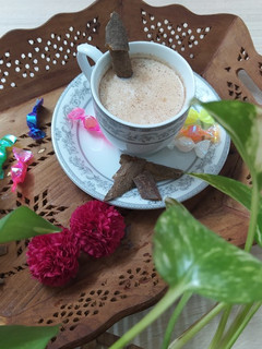 عکسی از دستور 🌸شیر عسلی با دارچین 🌸