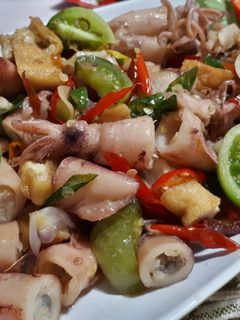 Foto resep Cumi asin cabe ijo empuk