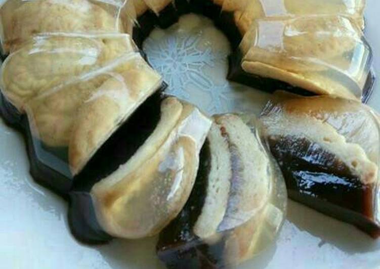 Puding agar marie coklat